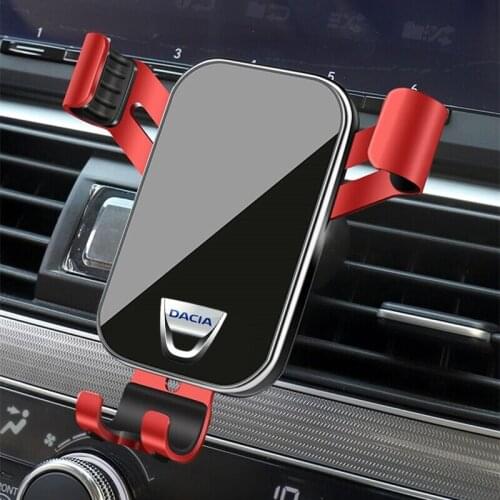 Gravity Car Phone Holder For Car Air Vent Mount Clip For Dacia Duster Logan Sandero Lodgy Dokker Auto Interior Accessories