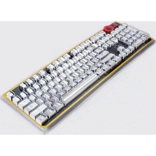104 key individuality personality light transmittance key cap for mechanical game keyboard compatible with Cherry MX switch -OEM