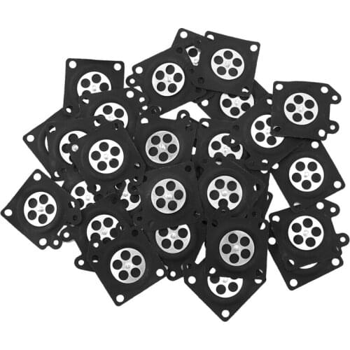 30Pcs Carburetor Parts Chainsaw Carburetor Membrane Pads For Zama Chainsaw Carburetor 2500/3800/4500/5200/5800 Accessories