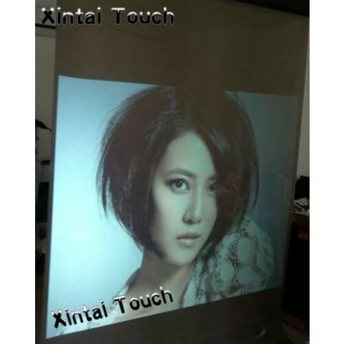 Hot selling! 4 square meter ( 1.524m* 2.67m ) white /milk white color rear projection film/foil / LOW-COST for shop display