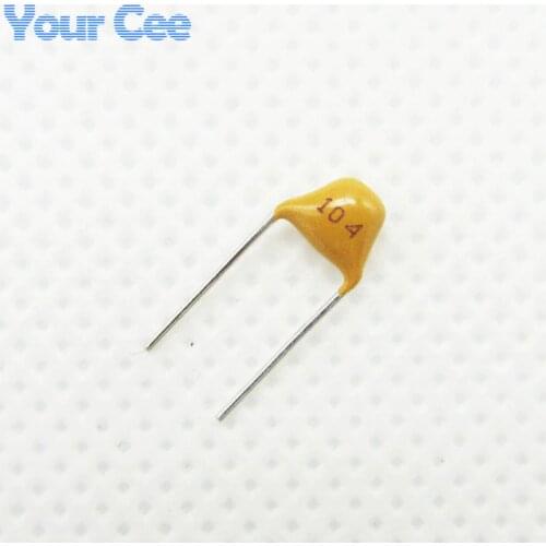 50pcs Monolithic Ceramic Chip Capacitor MLCC Multi-layer Ceramic Capacitor 0.1UF 104 100NF 50V + / - 20