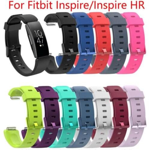 Soft Silicone Wristband Replacement Sports Watch Band For Fitbit Inspire / Inspire HR Strap Bracelet correa Accessories