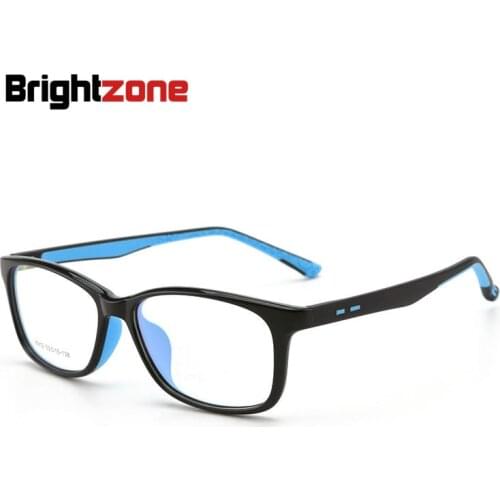 Teens Anti Blue Light Computer Glasses Kids Children TR90 Slicone Optical Frame Vintage Clear Anti Glare Eyeglasses Points Zero