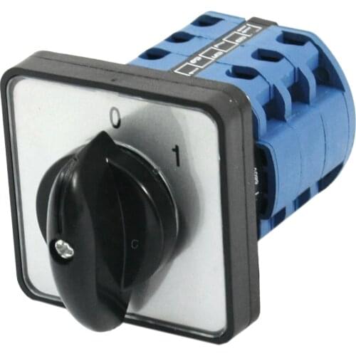 Wholesales item Square Panel Mounting 2-Position 3-Phase Rotary Changeover Switch CA10