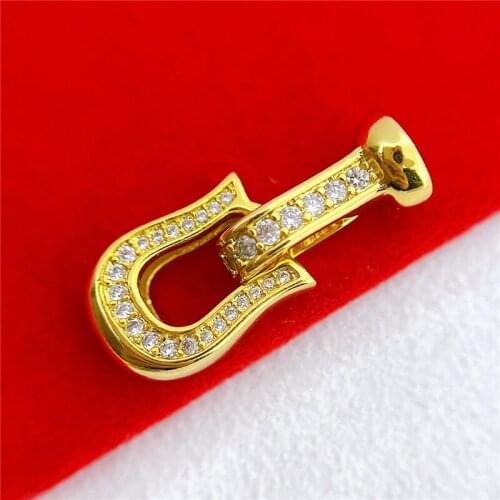 Wholesale DIY Natural Stones Beads Jewelry Making Accessories Silver/Gold/Rose Gold Metal Connector Clasps Findings