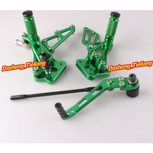 Adjustment Shift Foot Pegs Rest Rear Set Footrests Rearset Kit For Suzuki GSXR600/750 2008 2009 K8 Motorcycle Accessories