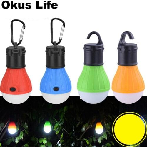 20PCS 10PCS Mini Portable Lantern Tent Light LED Bulb Emergency Lamp Waterproof Hanging Hook Flashlight Camping Hunting Lighting