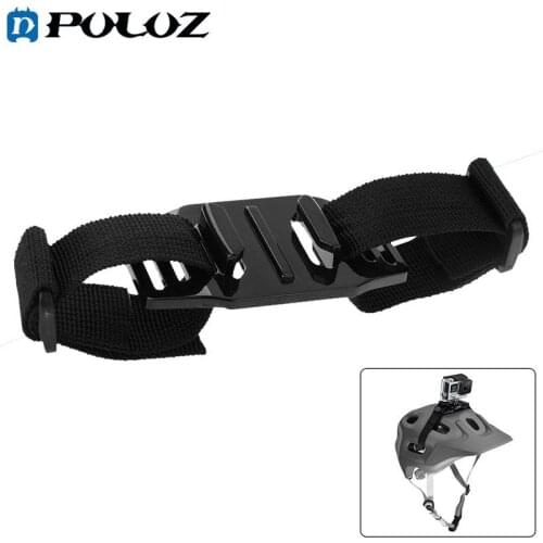 PULUZ Vented Adjustable Helmet Strap Head Belt Mount Go Pro Mount Holder Adapter for GoPro NEW HER/HERO6/5/5/4/3+DJI OSMO Action
