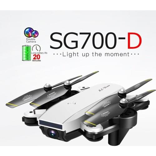 SG700 Upgraded Foldable RC 4K Drone Profissional WIFI FPV Dual Camera Drone Follow Mode APP Control Quadcopter For Gift Toy Dron