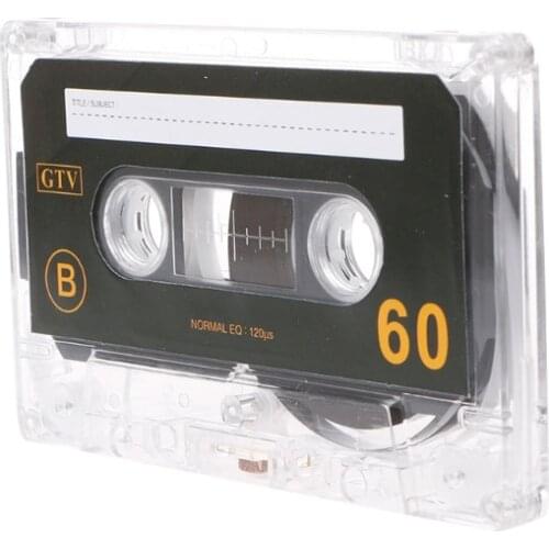 Standard Cassette Blank Tape Empty 60 Minutes Audio Recording For Speech Music Player 95AD