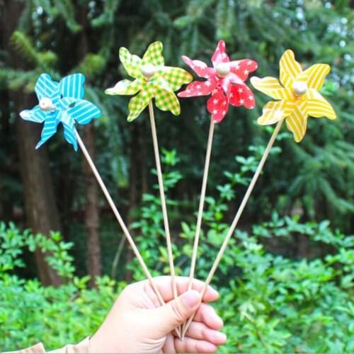Outdoor Windmill Wind Spinner Ornament Decoration Colorful Prop In Dance Decor Home Garden Yard Decoration Kids Children Toys