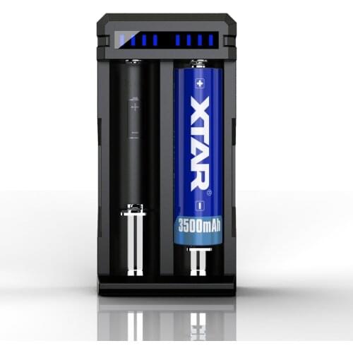 XTAR SC2 max 3A fast charging apply to 3.6/3.7V rechargeable 18650/18700/20700/21700/22650/25500/26650 li-ion batteries