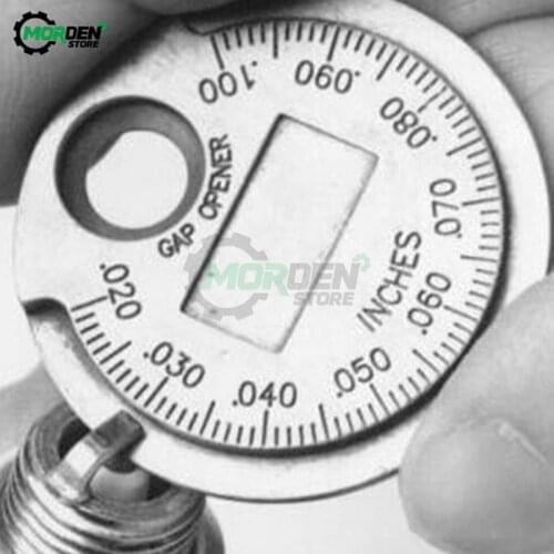 1PCS Spark Plug 0.6-2.4mm Gap Gauge Measurement Tool Coin- Type Range Gage Caliber Measuring Tool Dropship