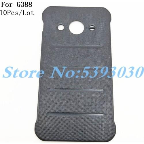 10Pcs/Lot New Battery cover For Samsung Galaxy Xcover 3 G388 G388F Back Cover Case Battery Rear Door Replacement Parts+Logo