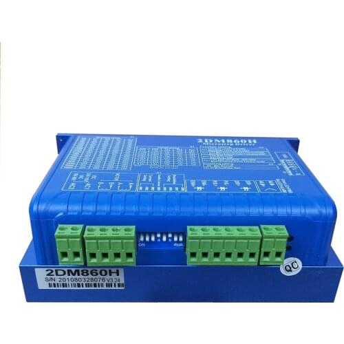 2DM860H 2-phase Digital Stepper Motor Driver 2.1A-8.4A 24-80V AC & DC Universal For NEMA 34 Series Stepper Motor