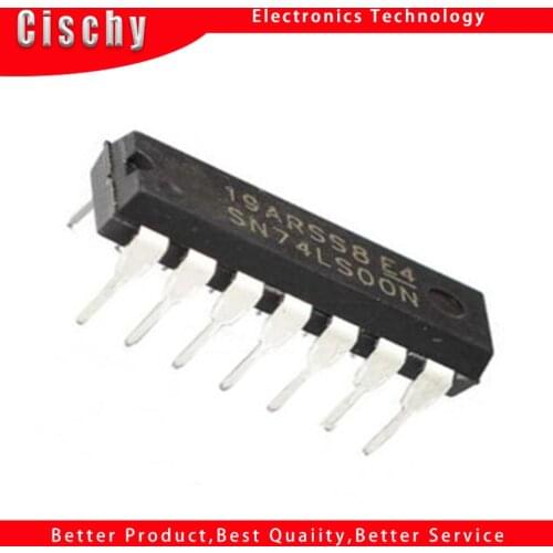 10PCS HD74LS00P DIP14 HD74LS00 DIP SN74LS00N 74LS00 SN74LS00 DIP-14 new and original IC