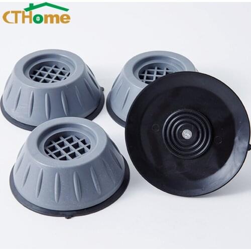 4Pc Anti Vibration Feet Pads Washing Machine Rubber Legs Mat Dryer Refrigerator Base Fixed Non-Slip Stand Furniture Accessories