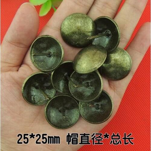 Antique Tacks Iron Decorative Upholstery Tacks bronze Bronze decorative sofa bubble nail 25mm*25mm