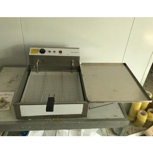 Free Shipping cost 25L Capacity Electric Oil Fryer for Donuts Machine 3000W Commercial stainless steel oil fryer