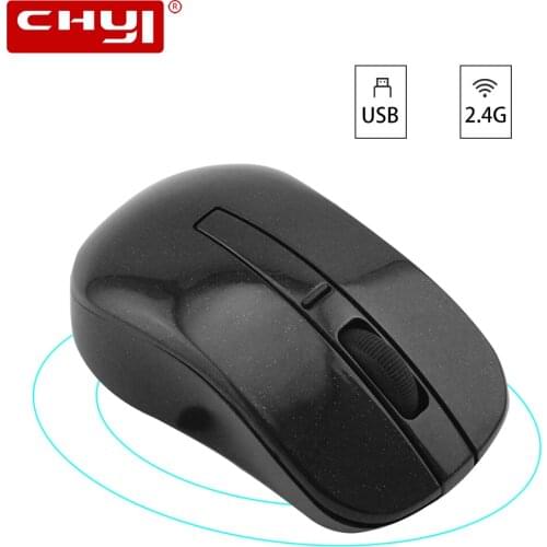 CHYI 2.4G Wireless Gaming Mouse Ergonomics Optical USB Mause 1600 DPI For Laptop Notebook