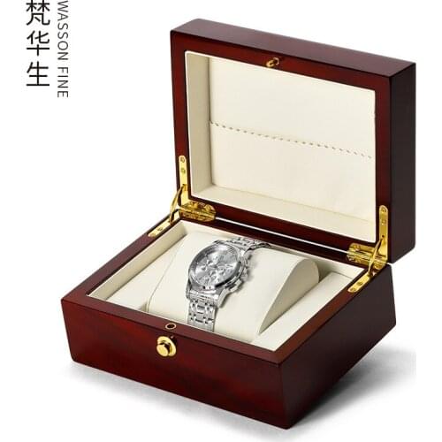 Watch factory direct supply cassette storage box retro simple mechanical wood consumer portable cassette units wood table box