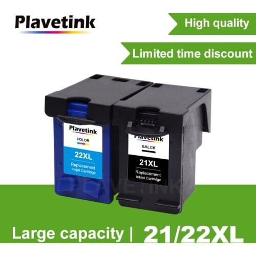 Plavetink Ink Cartridge Replacement For HP Deskjet F300 F380 For HP 21 22 XL Refill Cartridges F2180 F2200 F2280 F4180 380