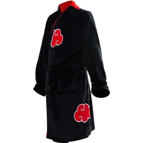 Fast delivery Anime Naruto Robe Cosplay Cloak Adult Men Long Bathrobe Pajamas Swimwear Costume men women autumn winter long coat