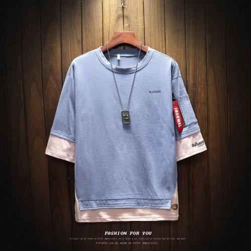 I Fuyou Men's Plain T-shirts