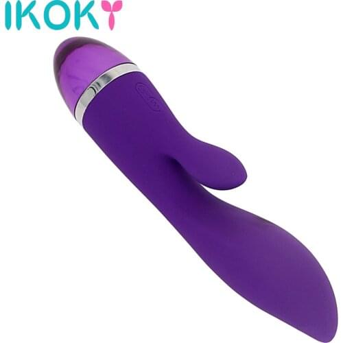 IKOKY USB Rechargeable Sex Toys for Women G Spot Massage Female Masturbator Strong Vibration Adult Products Vibrators for Woman