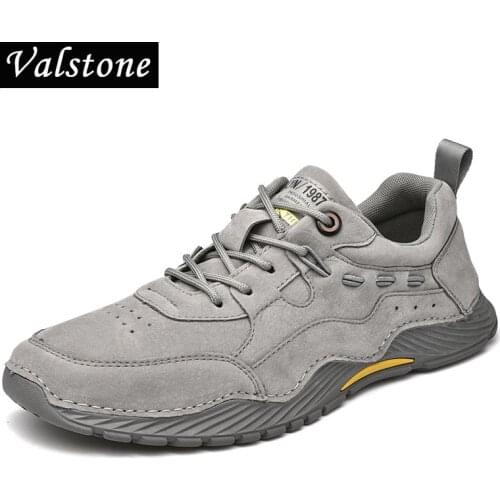 Valstone Summer Winter Casual Shoes Men Spring Women Sneakers Leather Male Outdoor Walking Footwear Female Autumn Size 38-46
