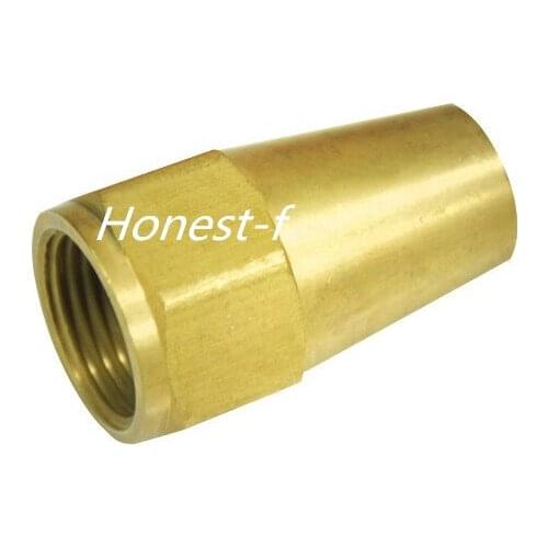 Brass 5/8" OD 45 Degree Flare Long Nut ,Brass Flare Tube Fitting