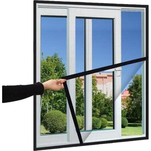 Mosquito Net Self-adhesive Screen Window Invisible Anti-mosquito Dust-proof Household Balcony Encryption Velcro Screen Mesh