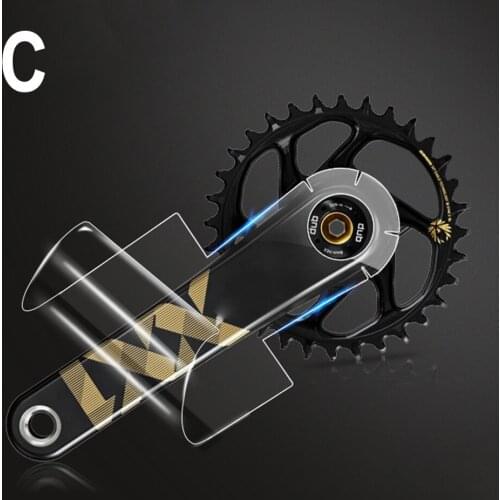 Bicycle Crank sticker Bike Protector Decals Mountain Bike Adhesive TPH film High quality