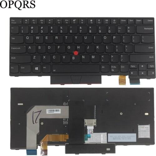 New US for Lenovo IBM ThinkPad T470 US Backlit laptop keyboard back