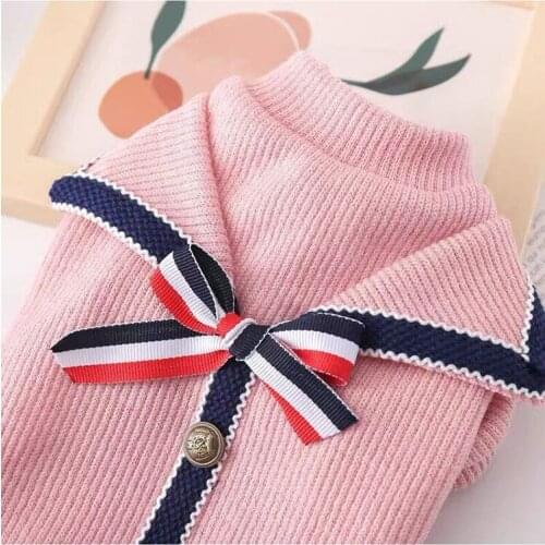 Dog Clothes Spring and Summer Clothes Cat Clothes Student Clothes College Sweater Cute Teddy Small Dog Pet Clothes