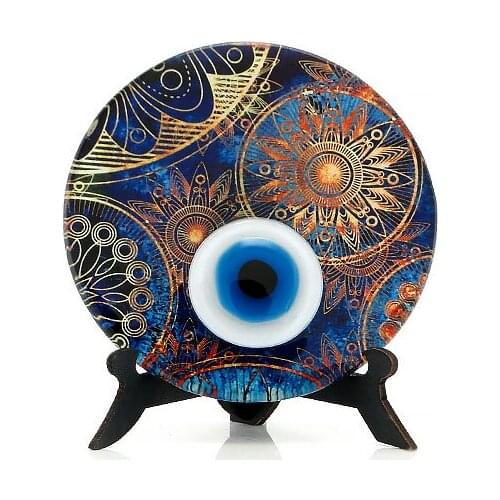 Handmade Sun Table Top Fusion Glass Charm 12cm