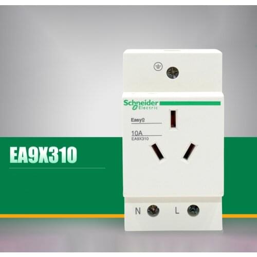 Schneider Electric EA9X 250VAC 3P10A 2P+E rail Modular socket EA9X310 original export residential home commercial industry