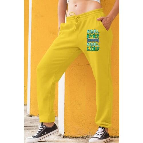 Angemiel Wear Real Eyes Realize Yellow Women Sweatpants
