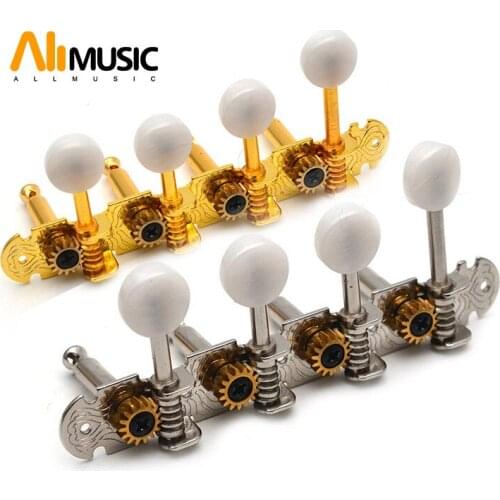 1 Set Mandolin Machine heads Tuners Tuning Keys Pegs for Mandolin Instrument Gold Nickel Plated