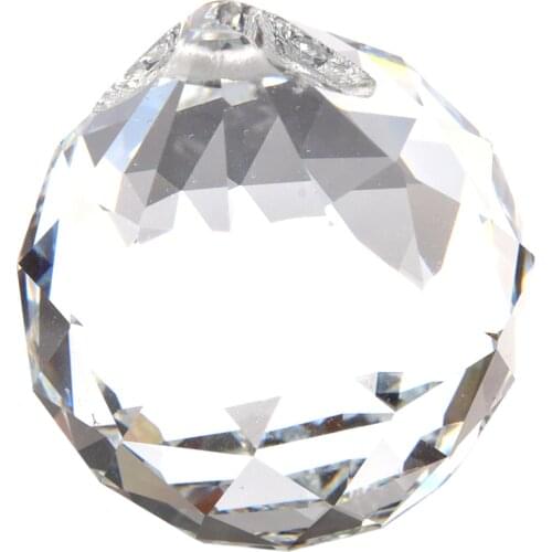 40MM Feng Shui Faceted Decorating Crystal Pendant Ball(Clear)