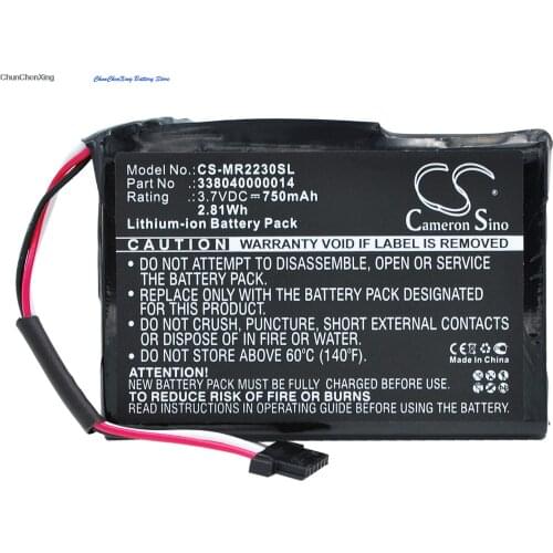 Cameron Sino 750mAh Battery for Magellan RoadMate 2230, 2230T-LM