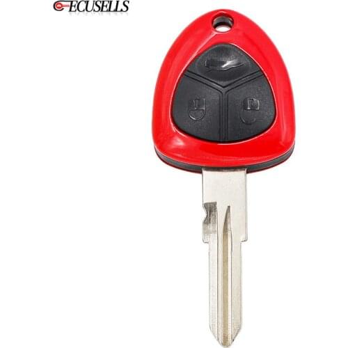 3 Button Remote Key Shell Case Smart Car Key Housing Cover Uncut Blade for Ferrari 458 Italia F12 612 California 599 GTB Fiorano