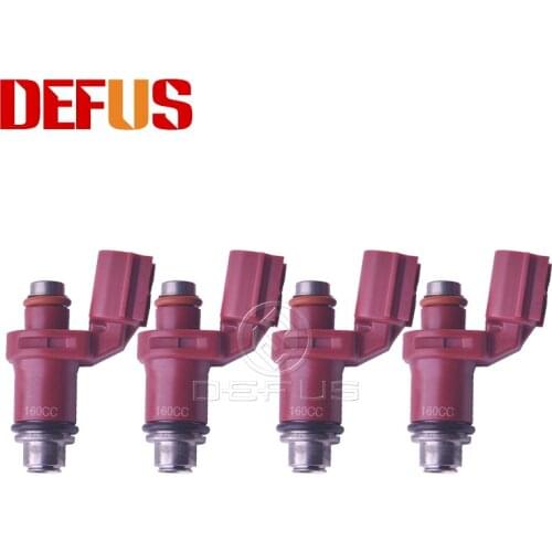DEFUS 4X Replacement 160cc/min 2 holes Motorcycle Fuel Injector for NEW Ya-maha Motorbike Nozzle Injection Engine System Bico