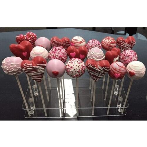 Candy Cake Pop Display Stand 21 Holes Clear Acrylic Lollipop Holder Weddings Baby Shower Birthday Party Anniversaries Halloween