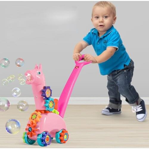 Bubble Machine Trolley Childrens Automatic Bubble Toy Gun Outdoor Kid Toys Gifts For Children