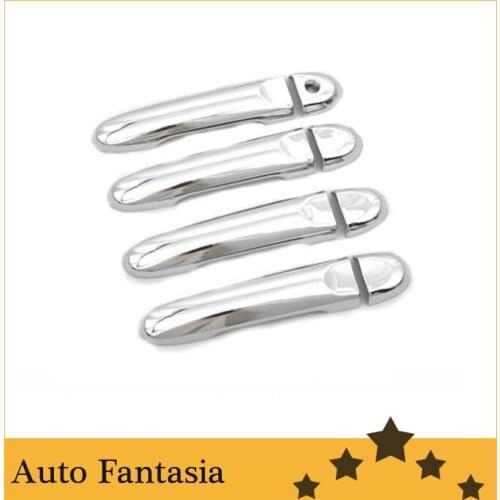 Chrome trim strips car accessories chrome exterior door handle cover - for Nissan Versa / Pulsar 2012 Up- free shipping