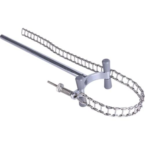 Laboratory chain clamp chromatographic column beaker cylindrical container holder universal clamp for laboratory