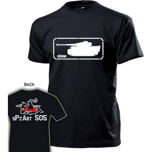 2019 Hot sale Fashion T shirt Tiger 1 sPzAbt 505 Wh schwere Panzer Abteilung Tee shirt