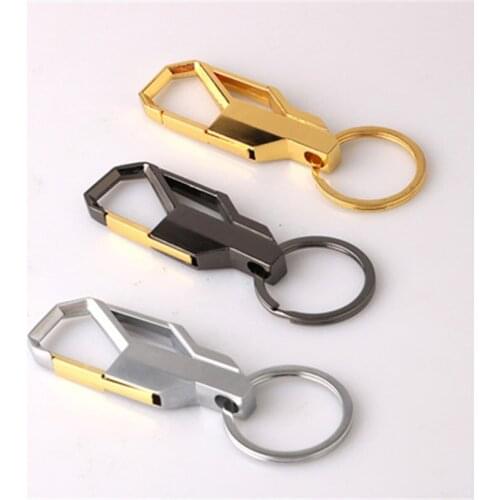 2018 Mens Metal Car Keychain Creative Advertising Activity Gift Key Chain Personality Fashion Car Keychain Factory Wholesale