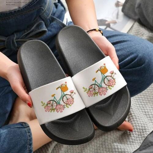Shoes for Women 2021 Bathroom Slippers Soft Anti-slip Home Floor Slides Ladies Summer Flat Sandals Casual Outdoor Indoor Slides
